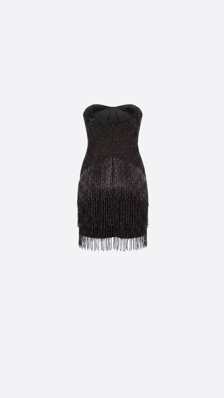 Black Twirl Affair Dress