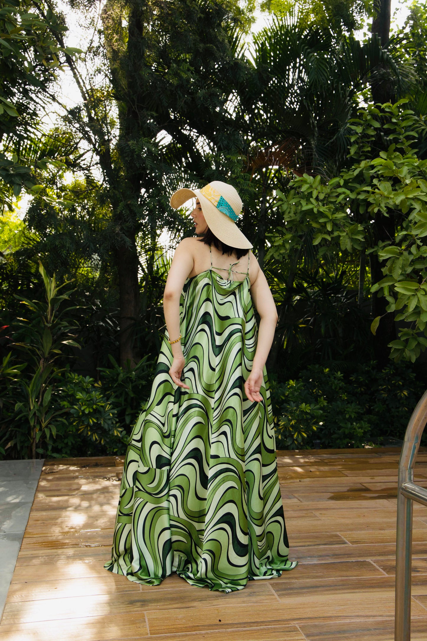 Verdant Wave Maxi