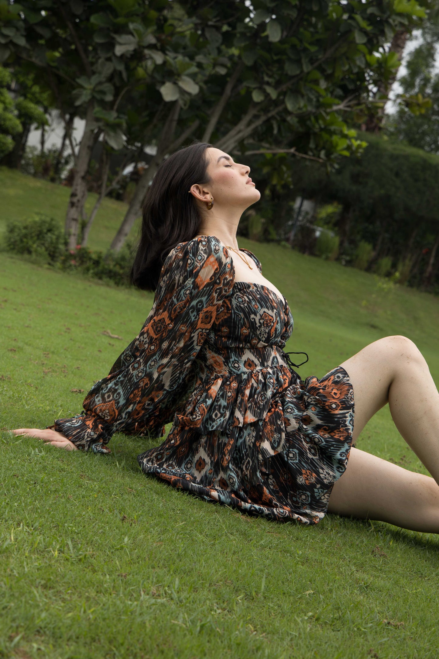 Boho Chic Printed Dress