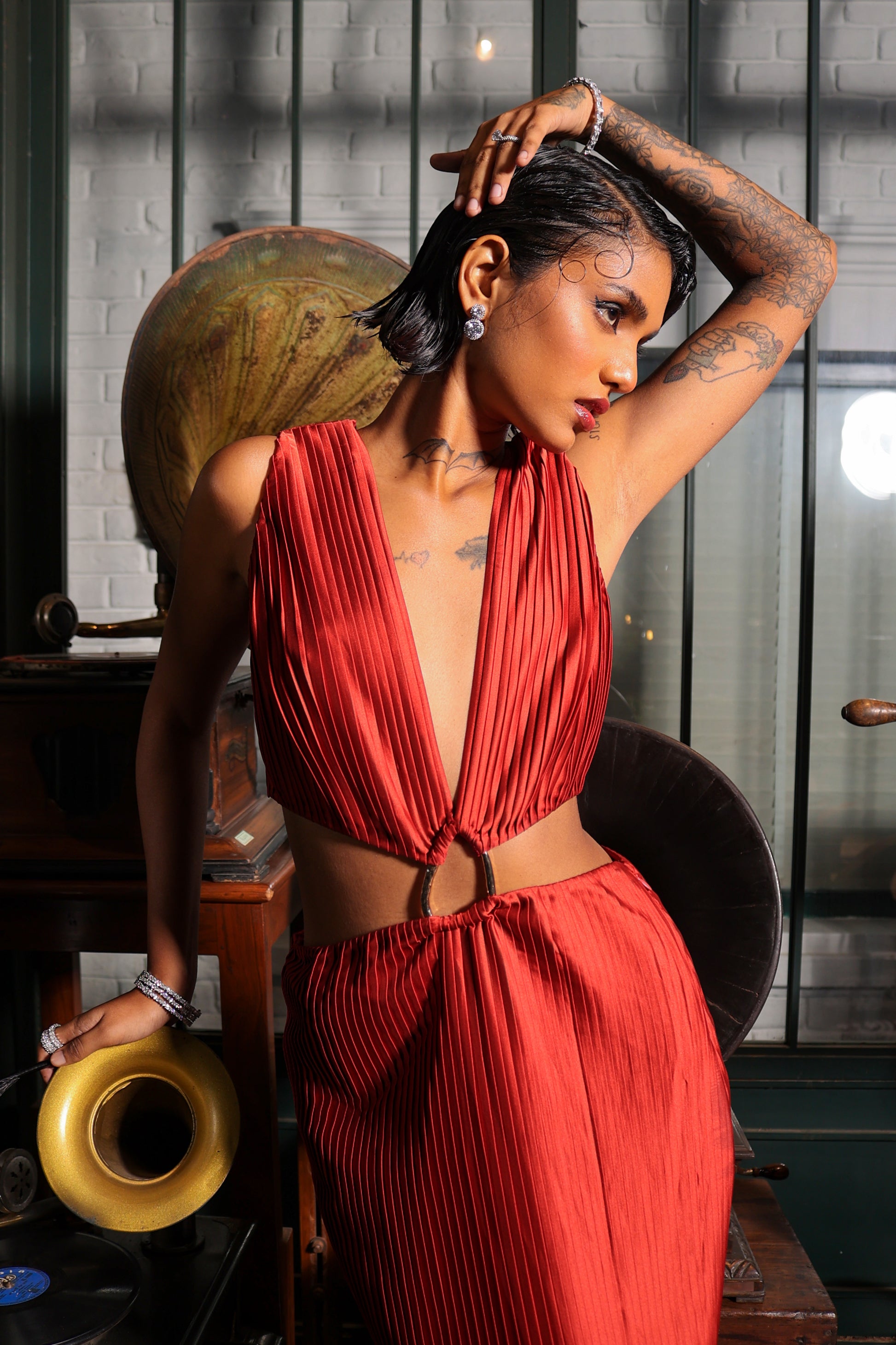 satin sunset dress Sunset dress