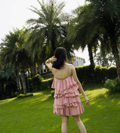 Peach Reverie Dress