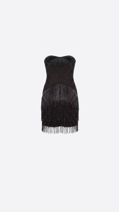 Black Twirl Affair Dress