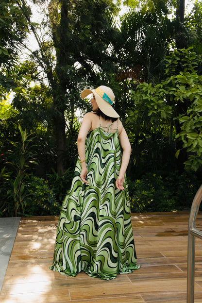 Verdant Wave Maxi