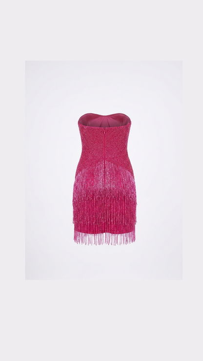 Hot Pink Twirl Affair Dress